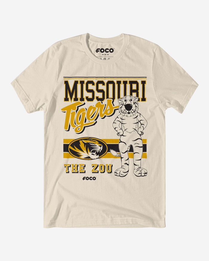 Truman the Tiger Missouri Tigers Retro Logo Mascot T-Shirt FOCO S - FOCO.com