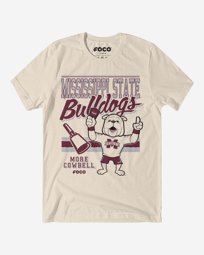 Bully Mississippi State Bulldogs Retro Logo Mascot T-Shirt FOCO S - FOCO.com