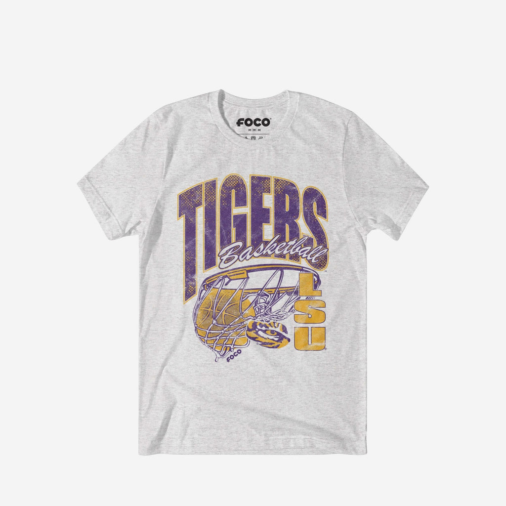 LSU Tigers Script Swish T-Shirt FOCO S - FOCO.com