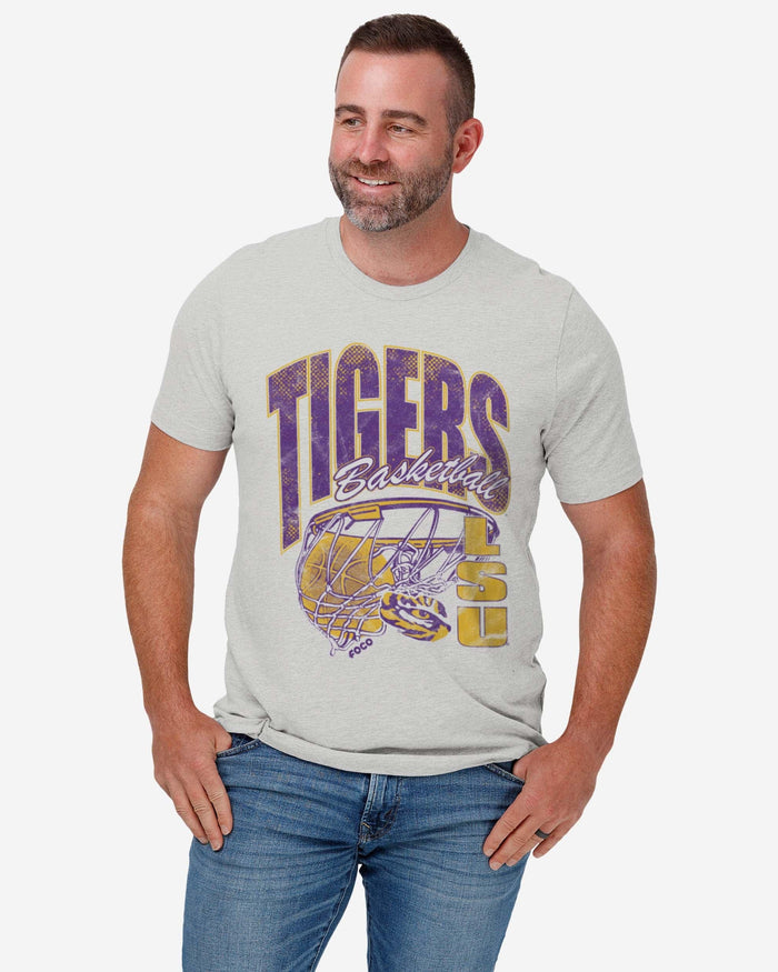 LSU Tigers Script Swish T-Shirt FOCO - FOCO.com