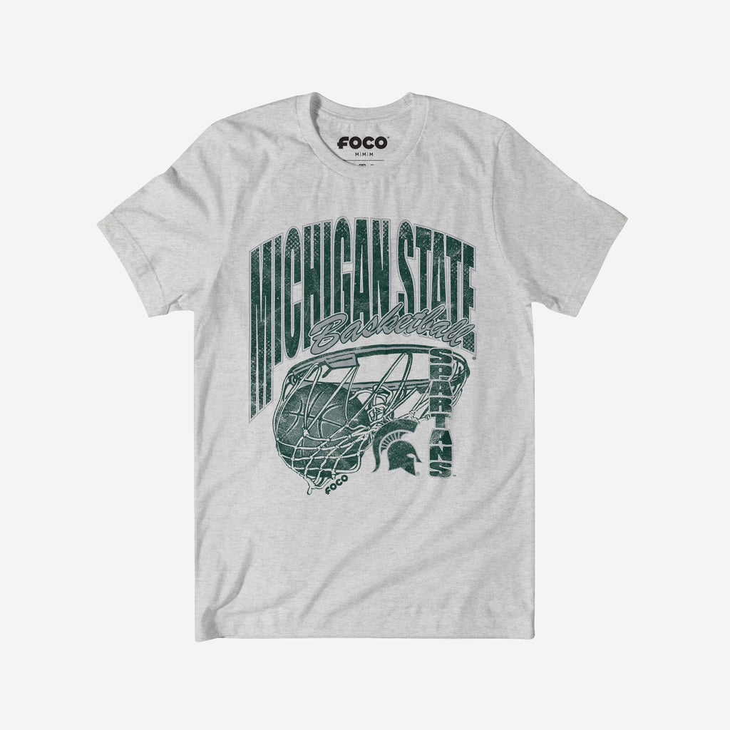 Michigan State Spartans Script Swish T-Shirt FOCO S - FOCO.com