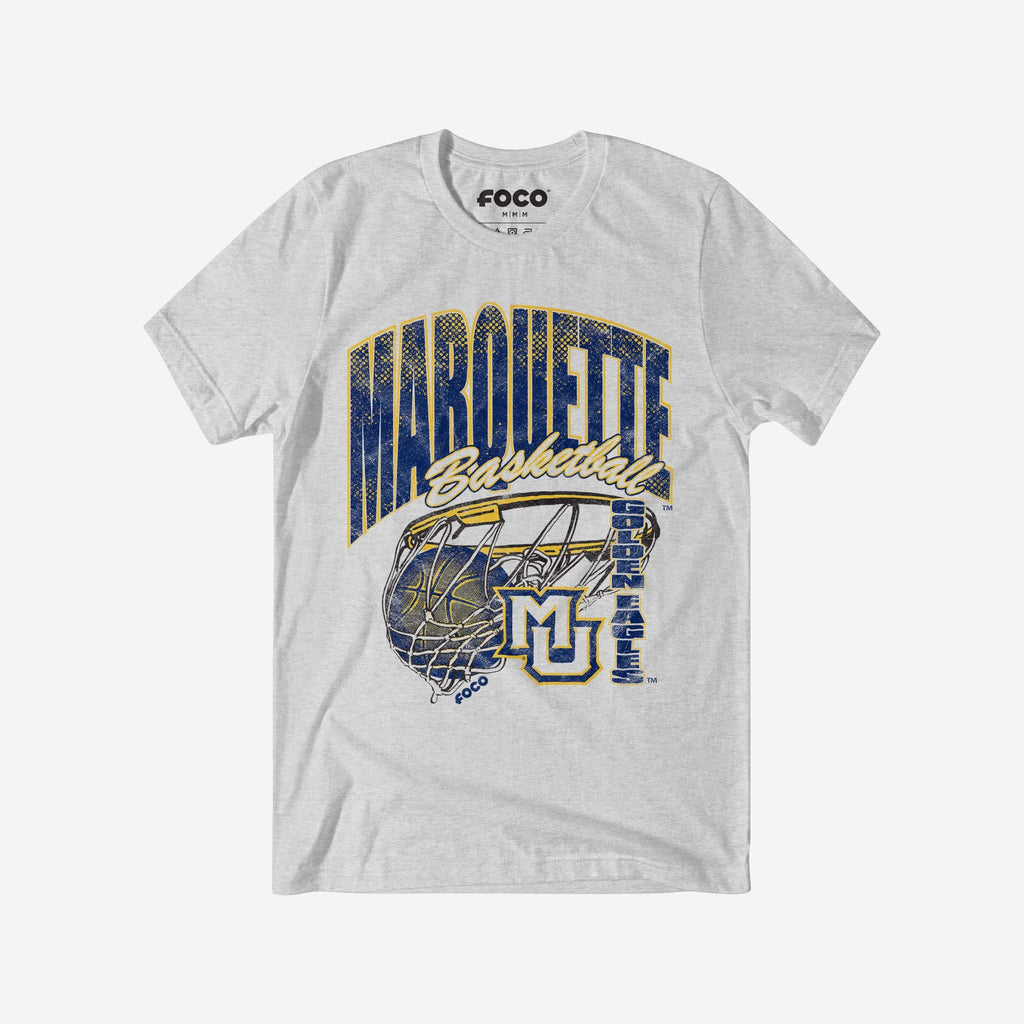 Marquette Golden Eagles Script Swish T-Shirt FOCO S - FOCO.com