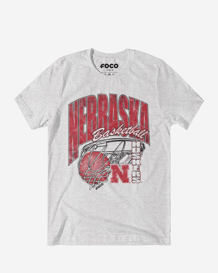 Nebraska Cornhuskers Script Swish T-Shirt FOCO S - FOCO.com