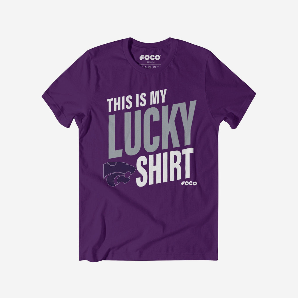 Kansas State Wildcats This Is My Lucky T-Shirt FOCO S - FOCO.com