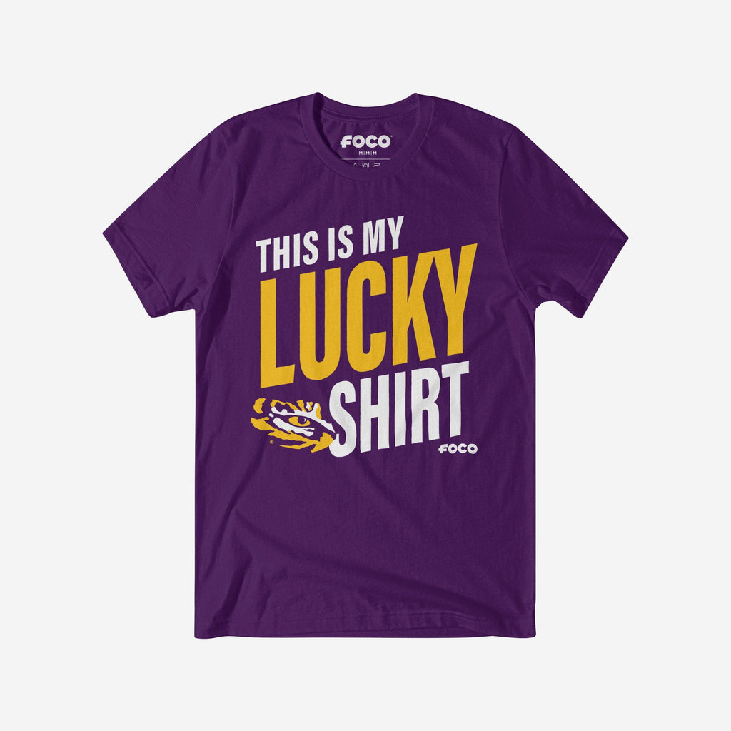 LSU Tigers This Is My Lucky T-Shirt FOCO S - FOCO.com