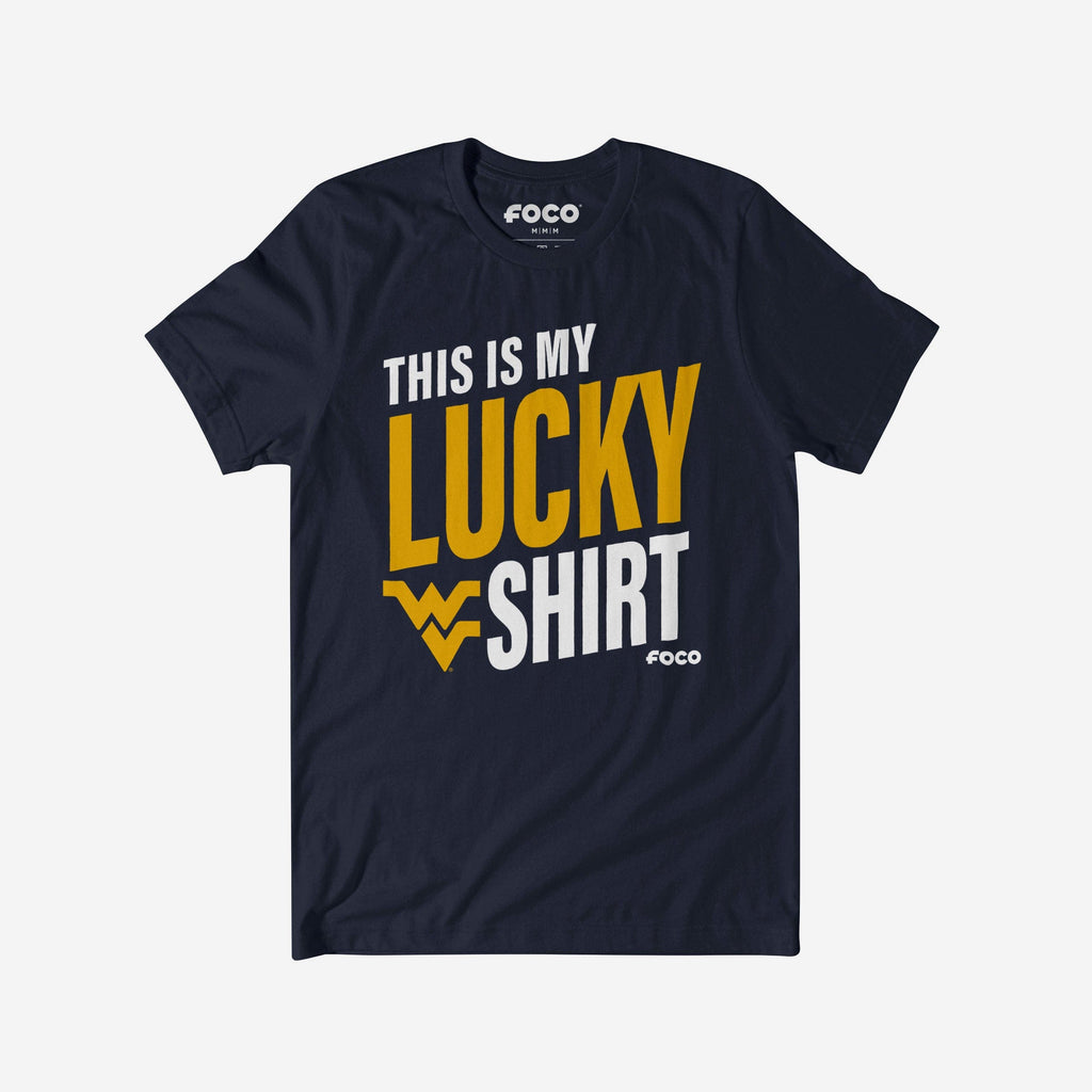 West Virginia Mountaineers This Is My Lucky T-Shirt FOCO S - FOCO.com