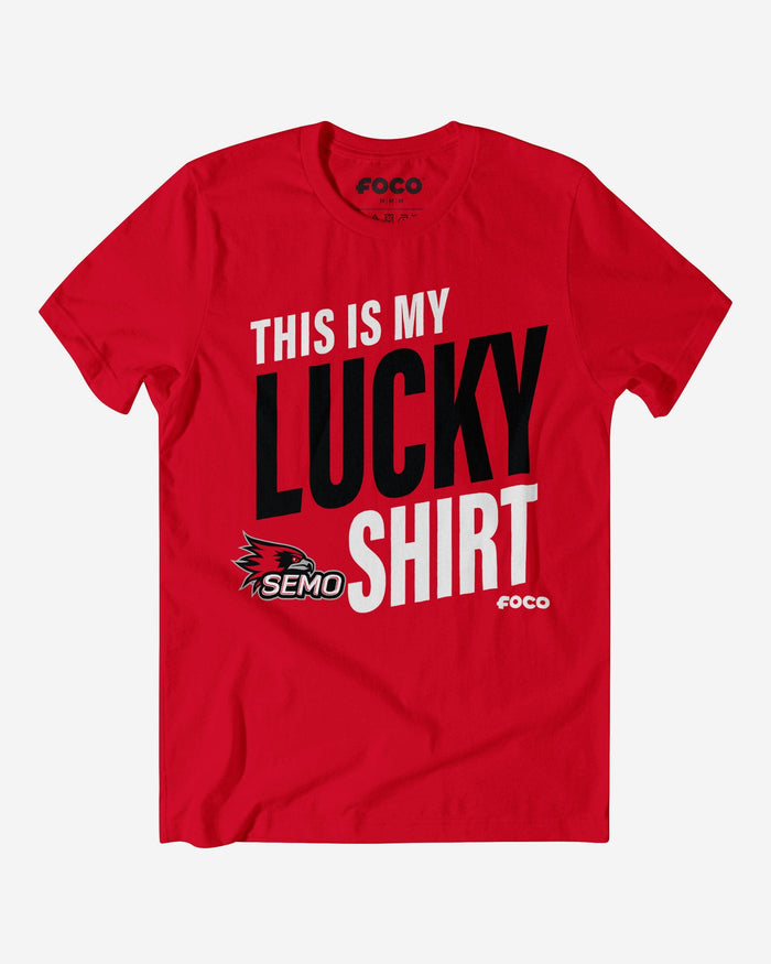 Southeast Missouri State Redhawks This Is My Lucky T-Shirt FOCO S - FOCO.com