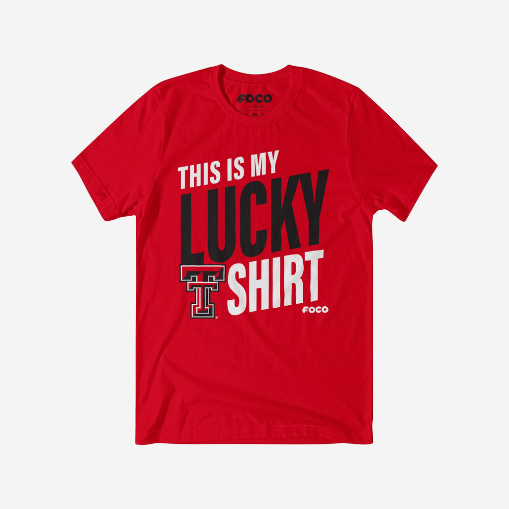 Texas Tech Red Raiders This Is My Lucky T-Shirt FOCO S - FOCO.com