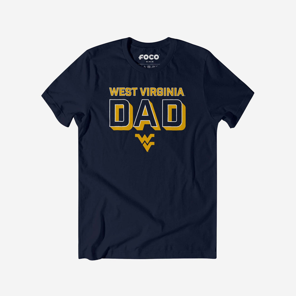 West Virginia Mountaineers Team Dad T-Shirt FOCO S - FOCO.com