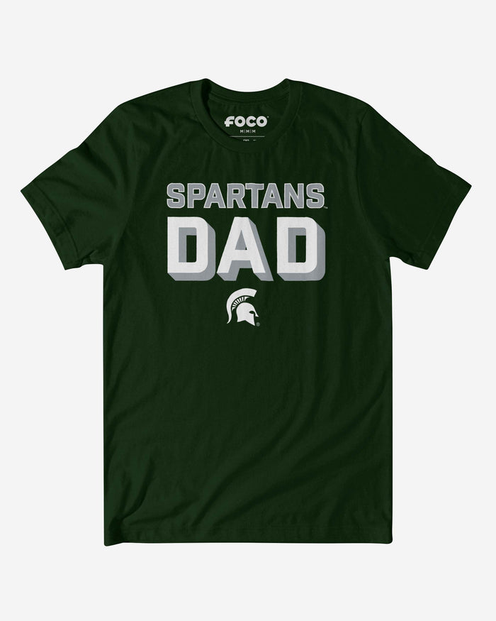 Michigan State Spartans Team Dad T-Shirt FOCO S - FOCO.com