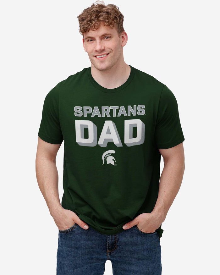 Michigan State Spartans Team Dad T-Shirt FOCO - FOCO.com