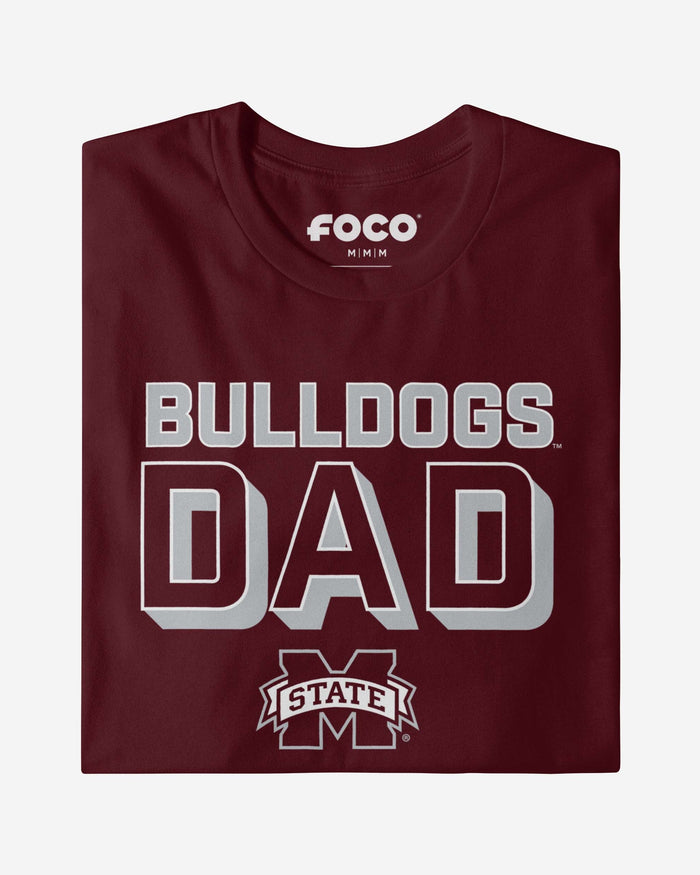 Mississippi State Bulldogs Team Dad T-Shirt FOCO - FOCO.com