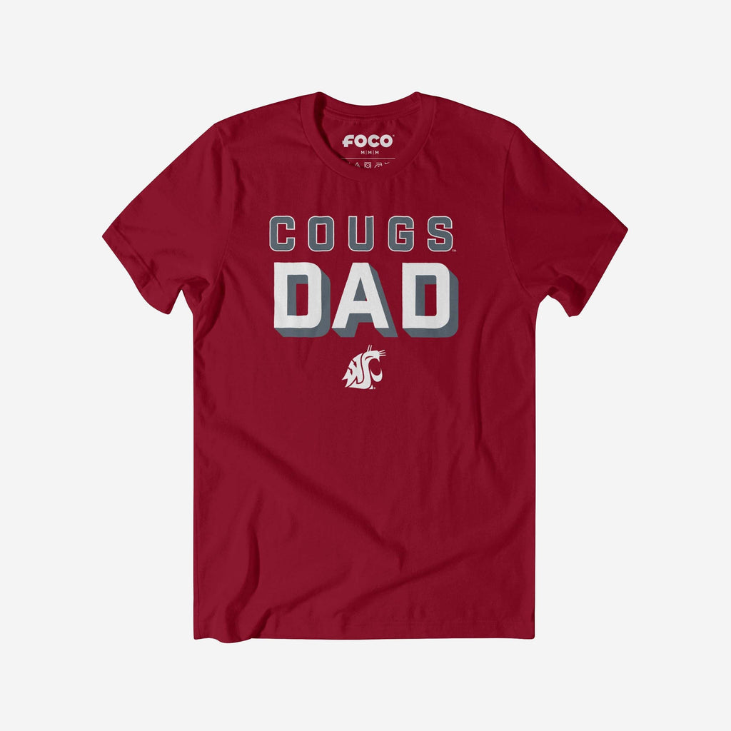 Washington State Cougars Team Dad T-Shirt FOCO S - FOCO.com