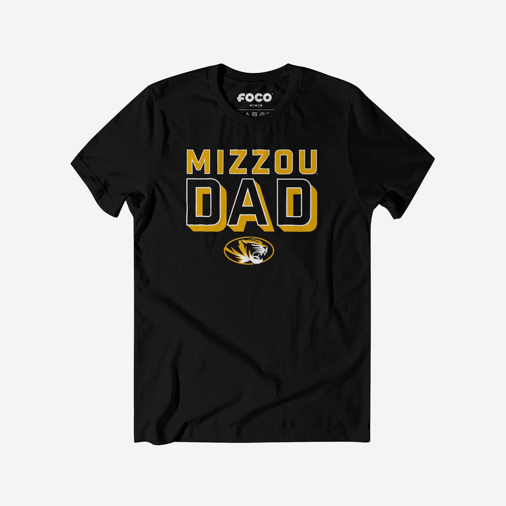 Missouri Tigers Team Dad T-Shirt FOCO S - FOCO.com