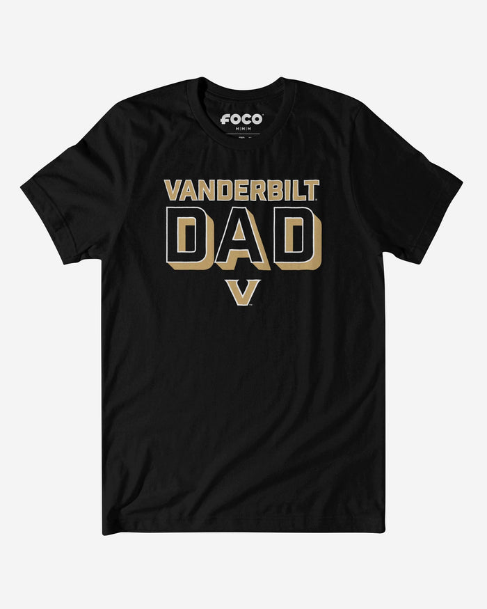 Vanderbilt Commodores Team Dad T-Shirt FOCO S - FOCO.com