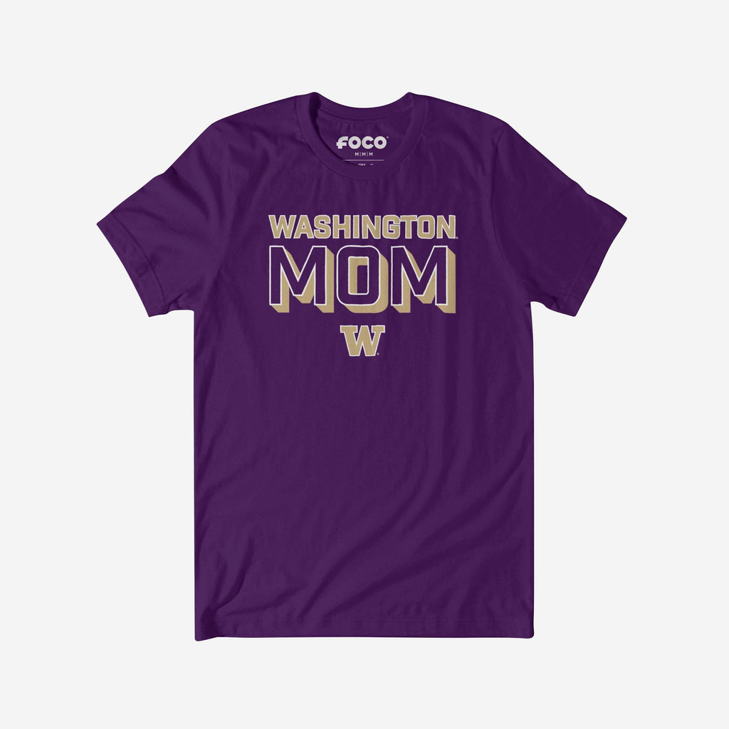 Washington Huskies Team Mom T-Shirt FOCO S - FOCO.com