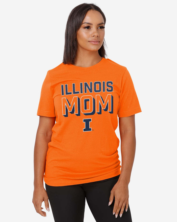 Illinois Fighting Illini Team Mom T-Shirt FOCO - FOCO.com