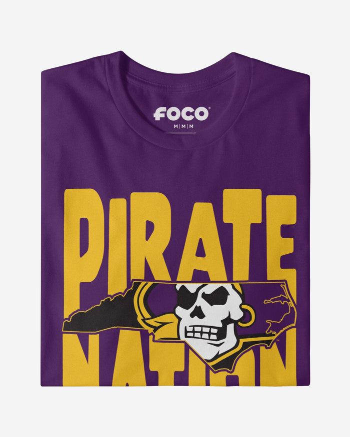 East Carolina Pirates Nation T-Shirt FOCO - FOCO.com