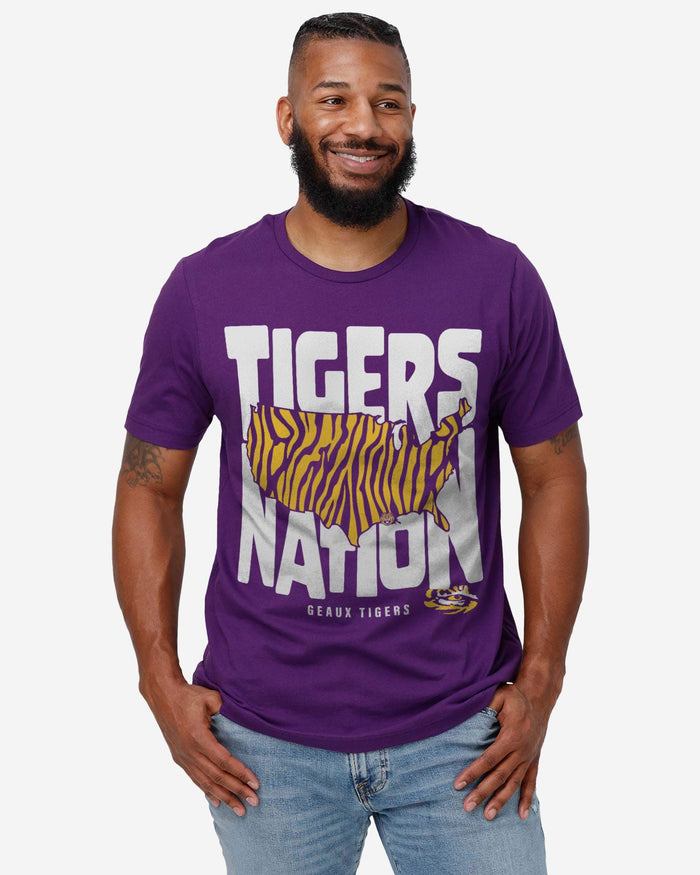 LSU Tigers Nation T-Shirt FOCO - FOCO.com