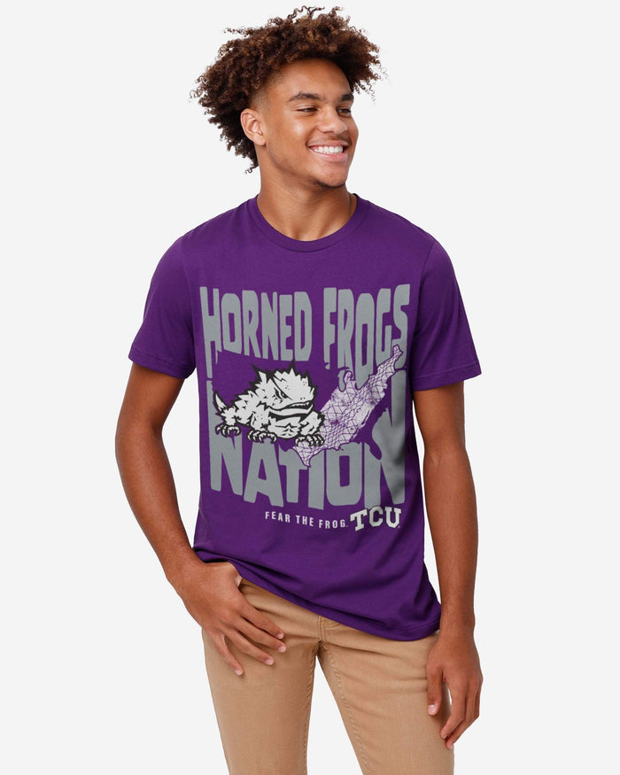 TCU Horned Frogs Nation T-Shirt FOCO - FOCO.com