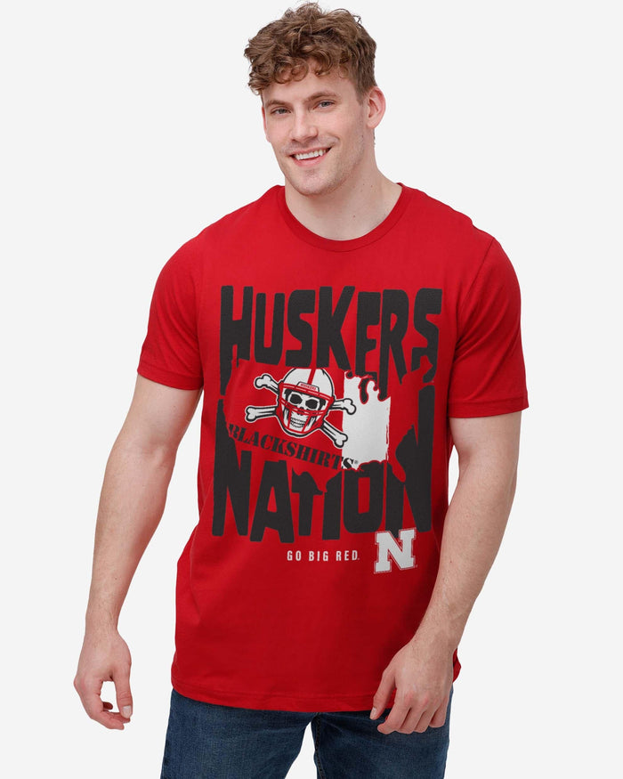 Nebraska Cornhuskers Nation T-Shirt FOCO - FOCO.com