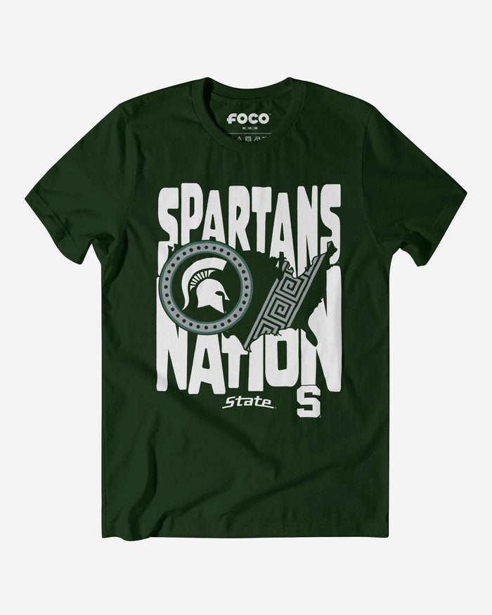 Michigan State Spartans Nation T-Shirt FOCO S - FOCO.com