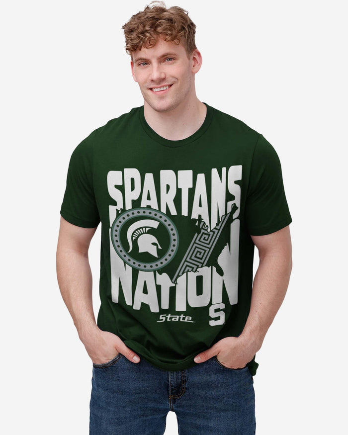 Michigan State Spartans Nation T-Shirt FOCO - FOCO.com