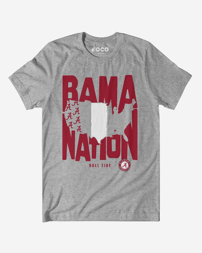 Alabama Crimson Tide Nation T-Shirt FOCO S - FOCO.com