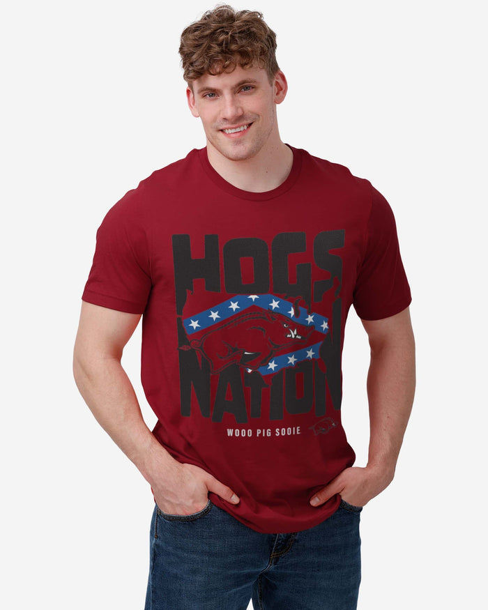 Arkansas Razorbacks Nation T-Shirt FOCO - FOCO.com