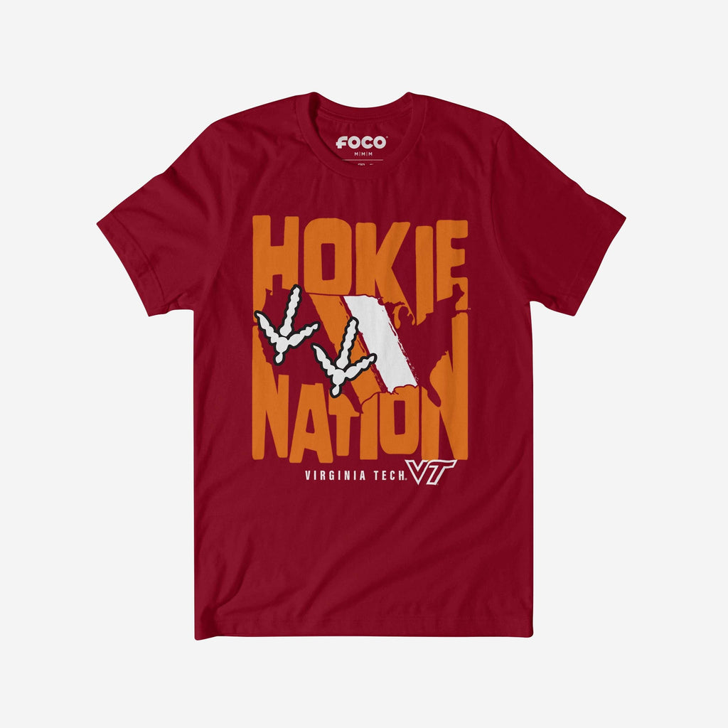 Virginia Tech Hokies Nation T-Shirt FOCO S - FOCO.com