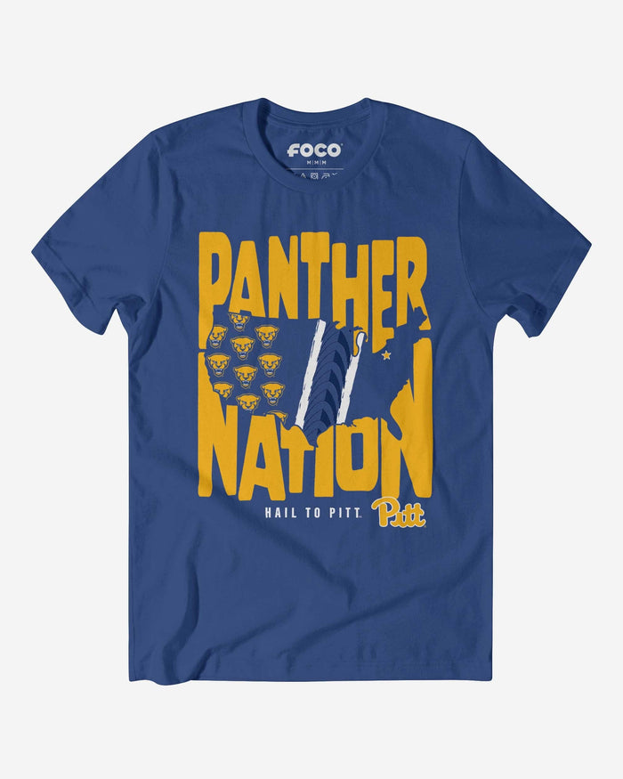 Pittsburgh Panthers Nation T-Shirt FOCO S - FOCO.com