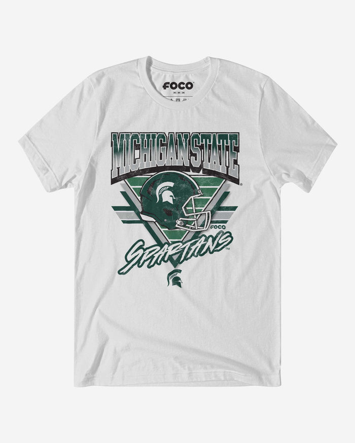 Michigan State Spartans Triangle Vintage T-Shirt FOCO S - FOCO.com