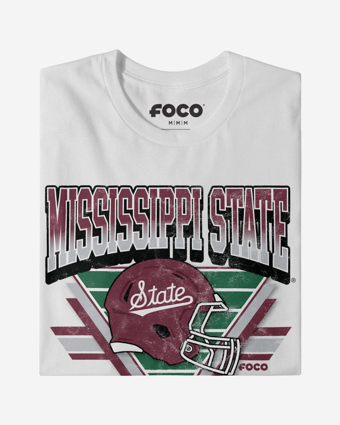 Mississippi State Bulldogs Triangle Vintage T-Shirt FOCO - FOCO.com