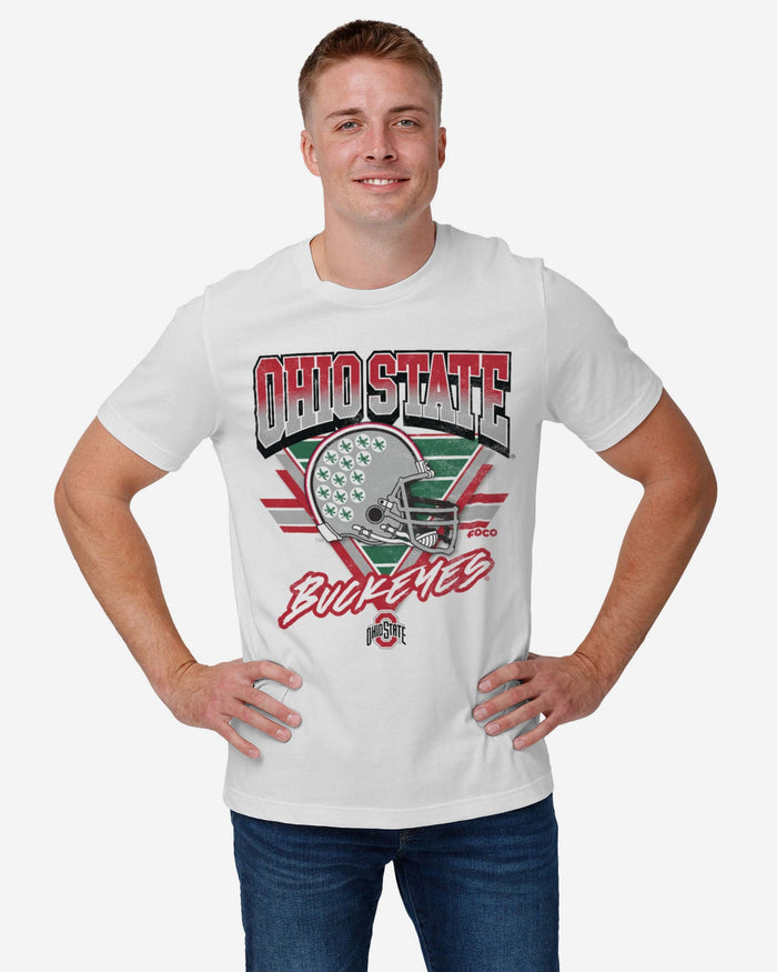 Ohio State Buckeyes Triangle Vintage T-Shirt FOCO - FOCO.com