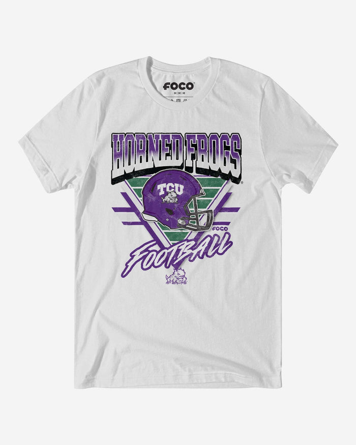 TCU Horned Frogs Triangle Vintage T-Shirt FOCO S - FOCO.com