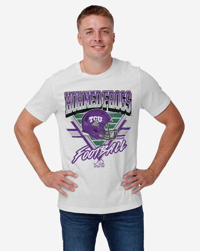 TCU Horned Frogs Triangle Vintage T-Shirt FOCO - FOCO.com