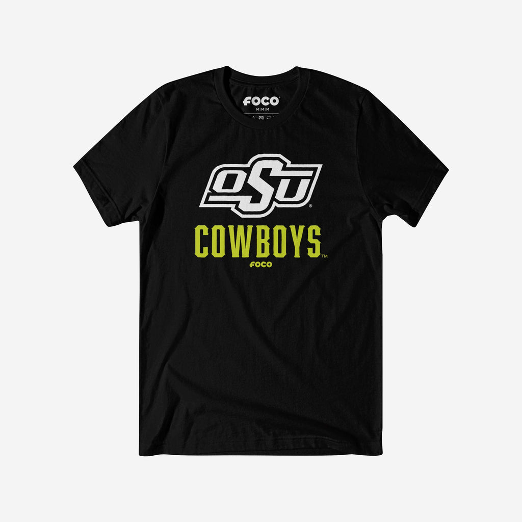 Oklahoma State Cowboys Highlight Reel T-Shirt FOCO Black/Volt S - FOCO.com