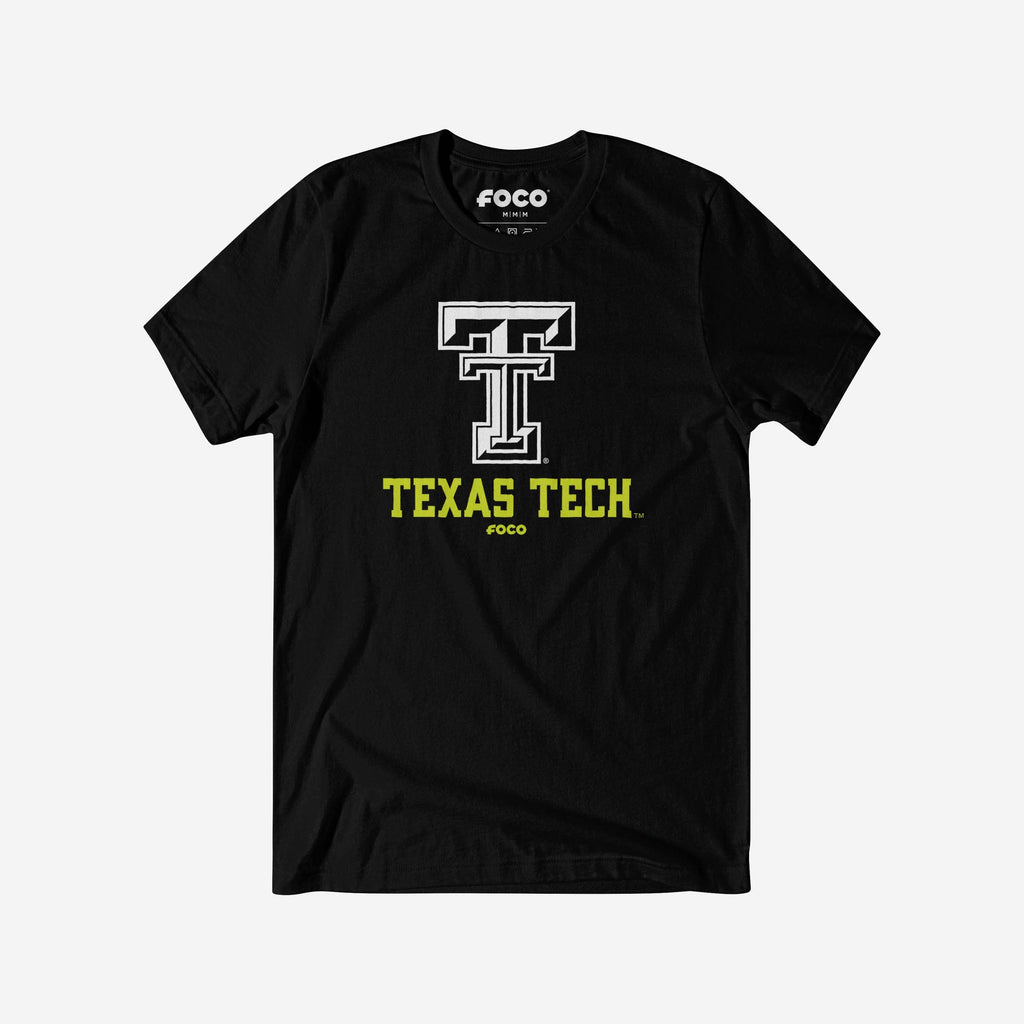 Texas Tech Red Raiders Highlight Reel T-Shirt FOCO Black/Volt S - FOCO.com