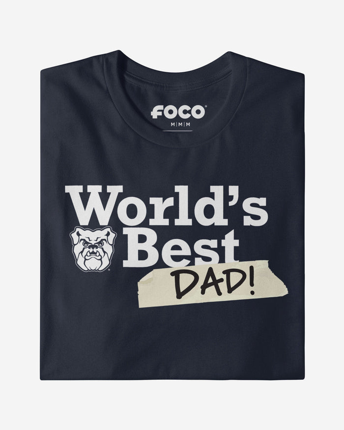 Butler Bulldogs World's Best Dad T-Shirt FOCO - FOCO.com