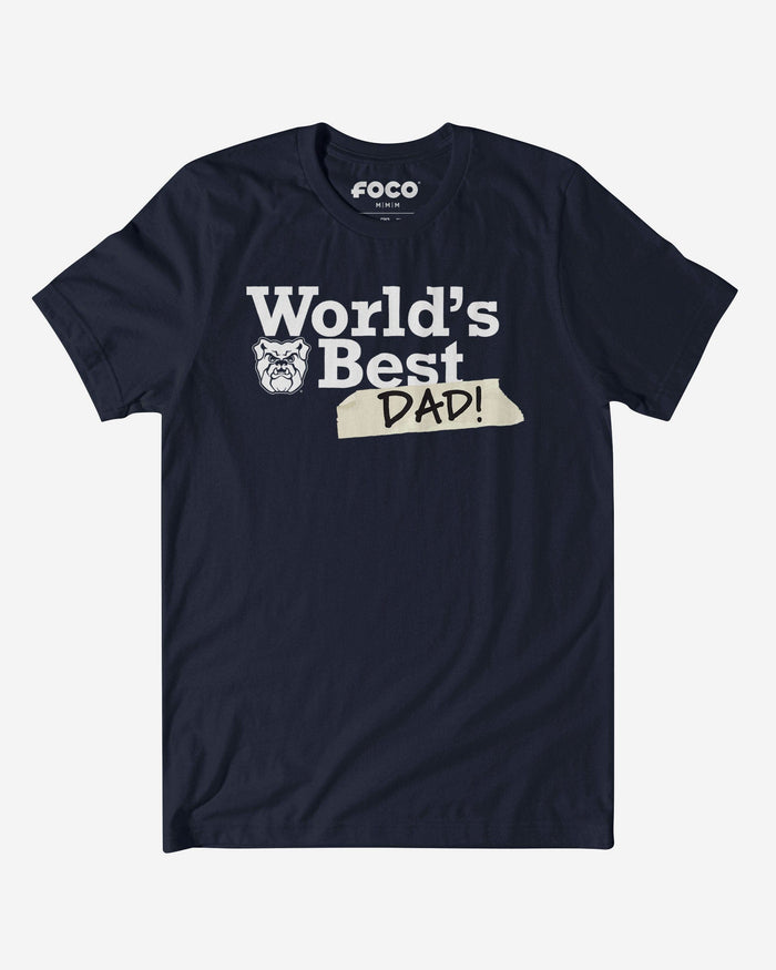 Butler Bulldogs World's Best Dad T-Shirt FOCO S - FOCO.com