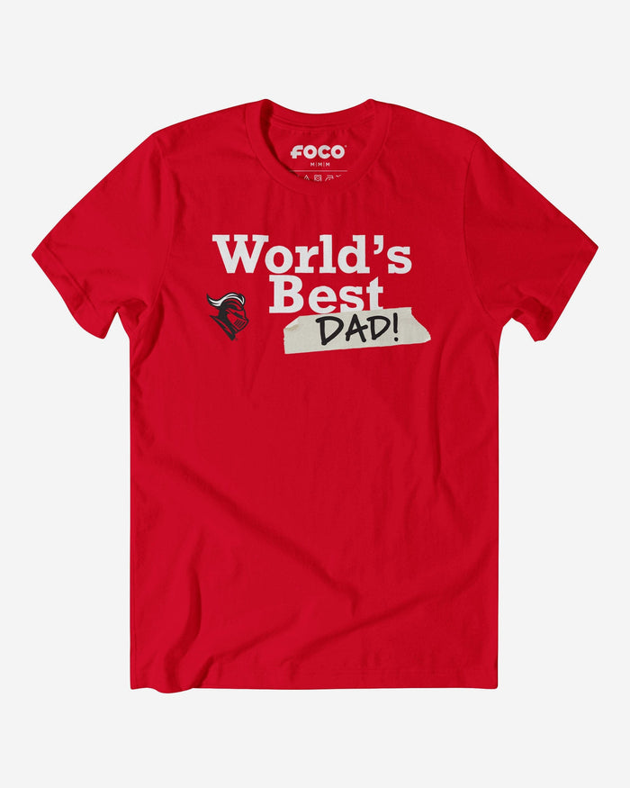 Rutgers Scarlet Knights World's Best Dad T-Shirt FOCO S - FOCO.com