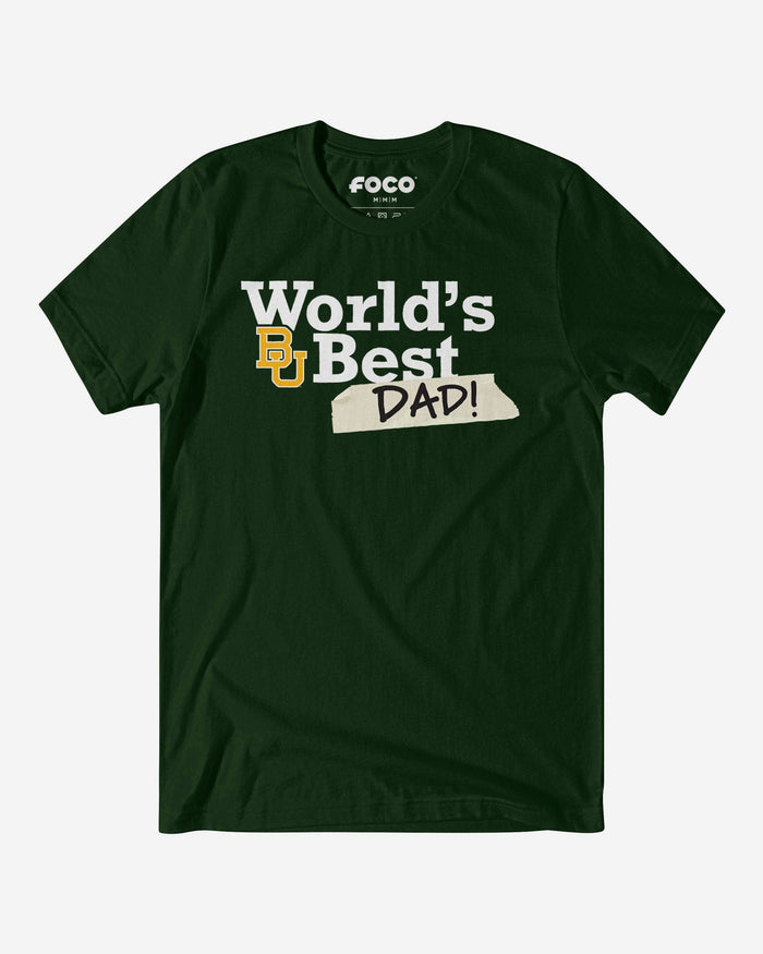 Baylor Bears World's Best Dad T-Shirt FOCO S - FOCO.com
