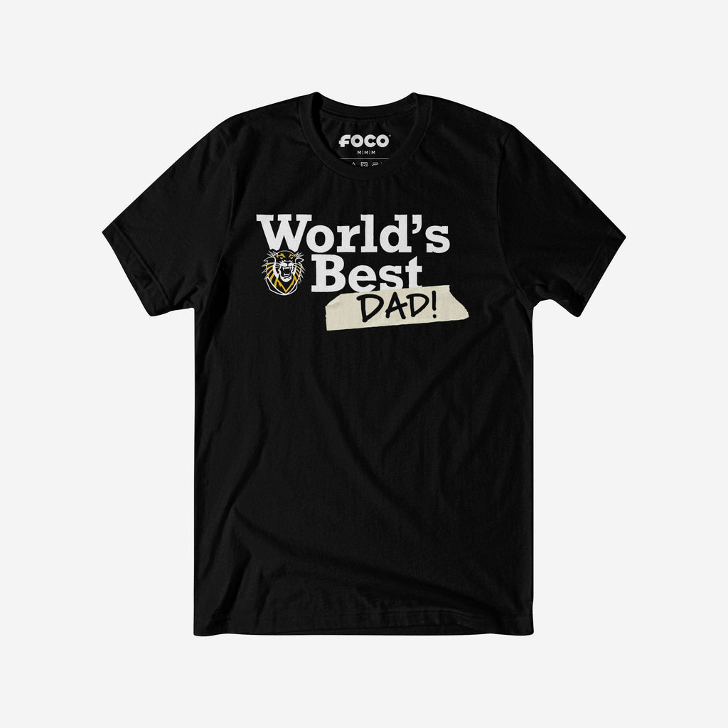 Fort Hays State Tigers World's Best Dad T-Shirt FOCO S - FOCO.com