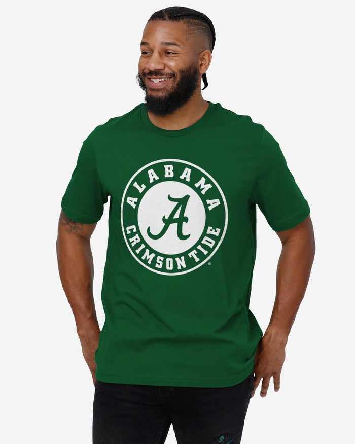 Alabama Crimson Tide White Logo T-Shirt FOCO - FOCO.com