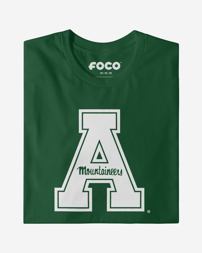 Appalachian State Mountaineers White Logo T-Shirt FOCO - FOCO.com