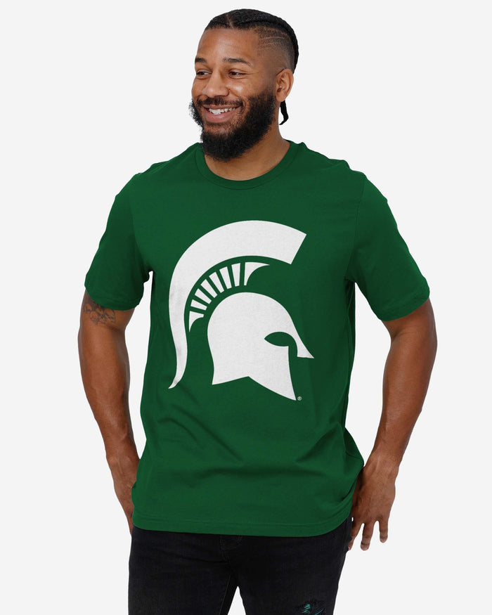 Michigan State Spartans White Logo T-Shirt FOCO - FOCO.com