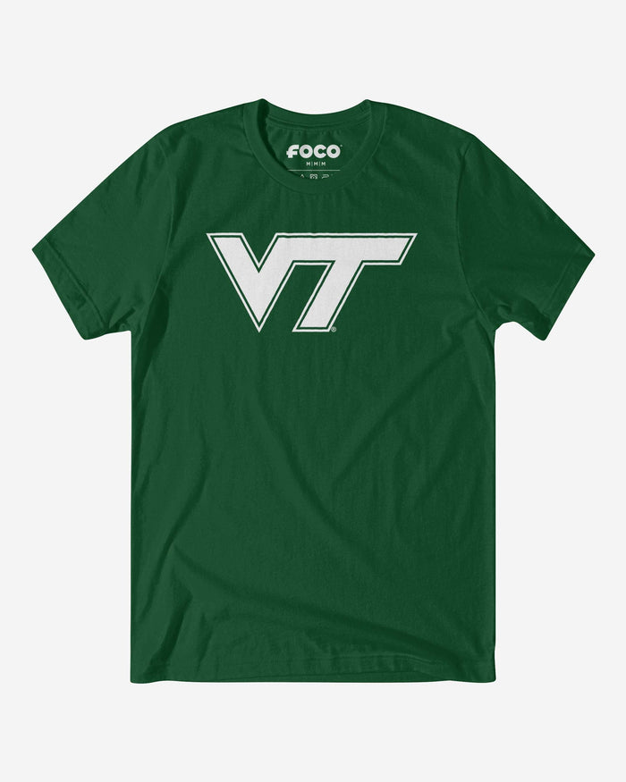 Virginia Tech Hokies White Logo T-Shirt FOCO S - FOCO.com