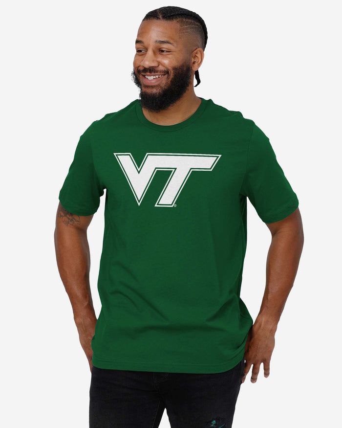 Virginia Tech Hokies White Logo T-Shirt FOCO - FOCO.com