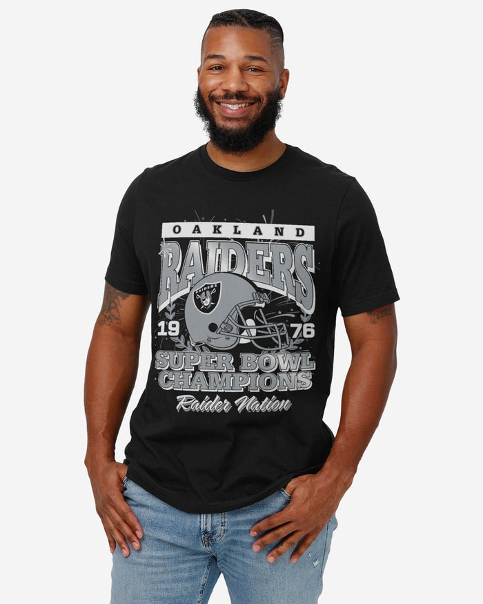 Las Vegas Raiders Super Bowl XI Champions T-Shirt FOCO - FOCO.com