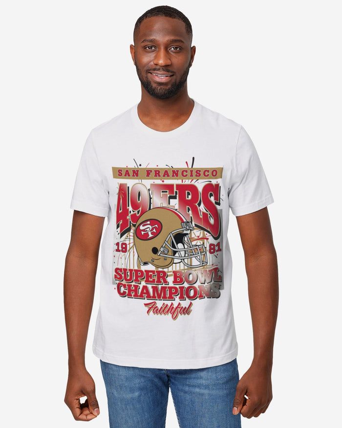 San Francisco 49ers Super Bowl XVI Champions T-Shirt FOCO - FOCO.com